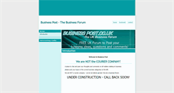 Desktop Screenshot of businesspost.co.uk