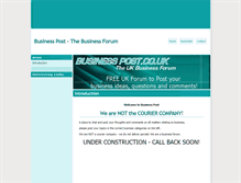 Tablet Screenshot of businesspost.co.uk