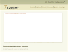 Tablet Screenshot of businesspost.hu