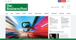 Desktop Screenshot of businesspost.ie